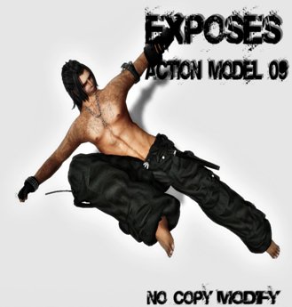 Second Life Marketplace - EXPOSES - ACTION MODEL 09 - NO COPY